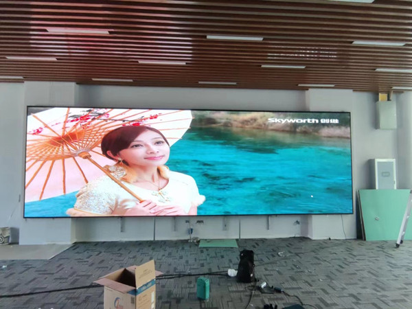 鄯善P1.53led小间距屏安装案例